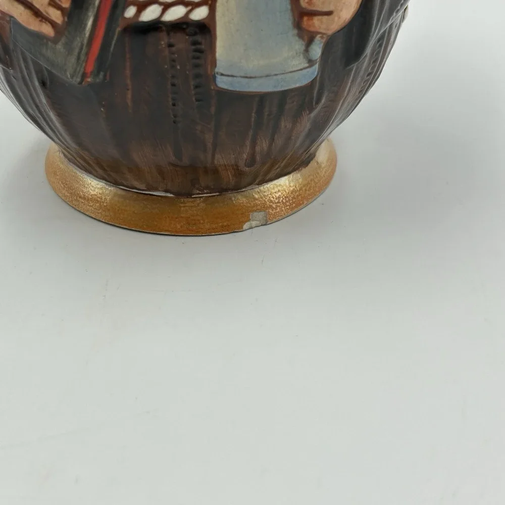 VTG Reinhold Merkelbach Germany‎ Lidded Stein Friar/Monk Holding Bible and Beer